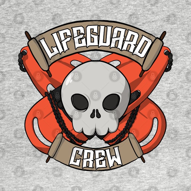 Lifeguards crew Jolly Roger pirate flag by RampArt